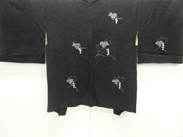 絞り葡萄模様絵羽織